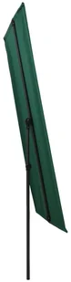 vidaXL Parasol ogrodowy na słupku aluminiowym 180x130 cm zielony 47328 - Parasole ogrodowe - miniaturka - grafika 5
