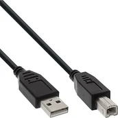 Kable USB - InLine USB 2.0 Cable A do B czarna 7 m, 34557 X 34557X - miniaturka - grafika 1