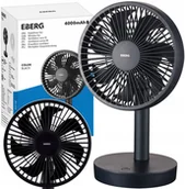 Wentylatory - Eberg Wentylator wiatrak biurko mobilny Tes Cichy - miniaturka - grafika 1