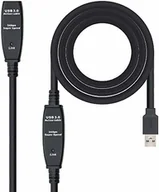 Kable USB - Nano Cable Nanocabel 10.01.0312 - USB 3.0 przedłużacz ze wzmacniaczem, typ A/M-A/H, gniazdo wtykowe, czarny, 10,0 ms 10.01.0312 - miniaturka - grafika 1