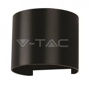 v-tac Oprawa Ścienna Kinkiet 6W V-TAC Góra/Dół Regulowany Czarny Okrągły IP65 Bridgelux VT-756 4000K 660lm - Lampy ścienne - miniaturka - grafika 27