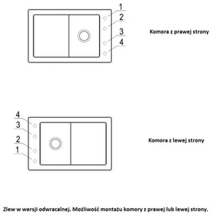 Villeroy & Boch Timeline 60 Flat 6790 2F I4 - Zlewozmywaki - miniaturka - grafika 4