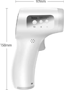 HOCO Hoco Bezdotykowy termometr na podczerwień (biały) YQ6 - Meble i wyposażenie gabinetów medycznych - miniaturka - grafika 6
