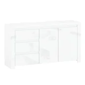 Komody - Mebelbos LINGO komoda 2d3s biały połysk - miniaturka - grafika 1