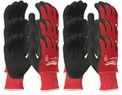 Rękawiczki sportowe damskie - Techtronic Milwauke rękawice robocze, klasa ochrony przed przecięciem, 12 sztuk XXL 4932471617 - miniaturka - grafika 1