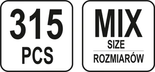 Yato 315 SZT KOŁKÓW SPRĘŻYSTYCH MIX YT-06785 YT-06785 - Narzędzia warsztatowe - miniaturka - grafika 4