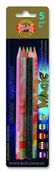 Kredki, ołówki, pastele i pisaki - Koh-I-Noor kredki grube, wielokolorowe, Magic, 5 sztuk - miniaturka - grafika 1