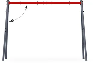 K-SPORT Zestaw Stelaż + Huśtawka + Bocianie gniazdo K-SPORT Super Fun - Place zabaw K-SPORT Zestaw Stelaż + Huśtawka + Bocianie gniazdo K-SPORT Super Fun - Place zabaw - miniaturka - grafika 8
