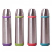 Termosy - KAMILLE Termos ze stali nierdzewnej z pokrowcem KAMILLE 2059 - miniaturka - grafika 1