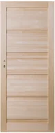 Drzwi wewnętrzne - Kornik Kornik Skrzydło drzwiowe Sekstet sosna bezsęczna 80P - miniaturka - grafika 1
