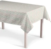 Obrusy i serwetki - Dekoria Obrus prostokątny szaro-łososiowe fale na białym tle 40 x 40cm Wyprzedaż do 831-141-49 - miniaturka - grafika 1