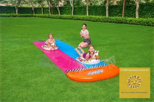 Bestway Bestway 52320 ŚLIZGAWKA H2GO PODWÓJNA WYŚCIG LAM - Place zabaw - miniaturka - grafika 2