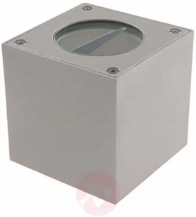 Lampenwelt Srebrna lampa ścienna zewnętrzna LED Jarno - Lampy ogrodowe - miniaturka - grafika 4