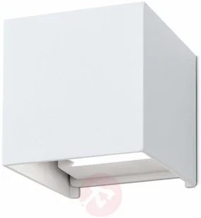 Orion Sześcienny kinkiet zewnętrzny LED Cube, biały - Lampy ścienne - miniaturka - grafika 5