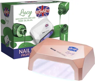 ronney RONNEY LUCY Profesjonalna lampa do paznocki CCFL + LED 38W (GY-LCL-021) - KAWOWA - Lampy UV do paznokci - miniaturka - grafika 2