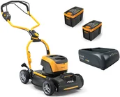 Kosiarki - Stiga Kosiarka MULTICLIP 547e S Akumulatorowa z napędem + 2 Akumulatory 4 Ah + Ładowarka podwójna - miniaturka - grafika 1
