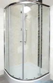 Kabiny prysznicowe - Omnires Kabina prysznicowa rozsuwana 80x90 S2030 Bronx - miniaturka - grafika 1