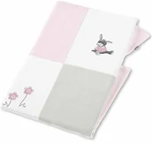 Koce i narzuty dla dzieci - Sterntaler koc Emmi Girl, wiek: dla niemowląt od narodzin, 75 x 100 cm, biały/różowy - miniaturka - grafika 1