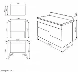 Kuchenka gazowo-elektryczna Smeg TR4110P - Kuchenki gazowo-elektryczne - miniaturka - grafika 3