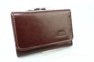 Elkor Portfel Damski Skórzany (PL) Skóra Licowa Klamra 12 cm - Portfele - miniaturka - grafika 6