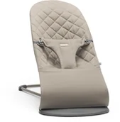 Leżaczki i huśtawki - Baby Bjorn Bliss Contton Piaskowy Szary - miniaturka - grafika 1