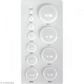 Quilling - Rayher Hobby Rayher 71939000 szablony do quillingu półkule, 18,5 x 9 cm,  2,5  40 MM, SB-Btl 1Stück 71-939-000 - miniaturka - grafika 1