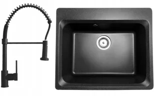 Laveo 6 kolorów Zlewozmywak Granitowy Duża Komora 20 cm - Zlewozmywaki - miniaturka - grafika 27