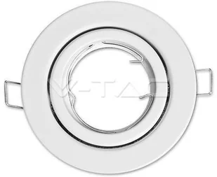 v-tac Oprawa Oczko V-TAC GU10 Okrągła Ruchoma Biała VT-7227 - Oprawy, klosze i abażury - miniaturka - grafika 2