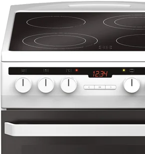 Kuchenka elektryczna Amica 58CE3.315HTaQ(W) - Kuchenki elektryczne - miniaturka - grafika 2