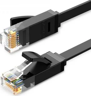UGREEN Płaski kabel sieciowy Ethernet RJ45 Cat.6 UTP 10m czarny) - Kable USB - miniaturka - grafika 2