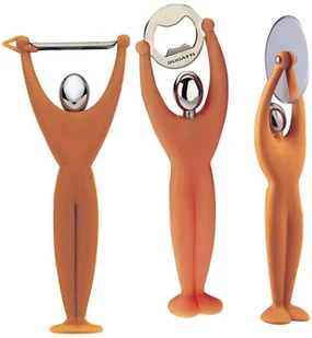 Bugatti Italy Zestaw 3 przyborów GYM pomarańczowy Casa 32-7089/ACOU - Przybory do gotowania - miniaturka - grafika 2