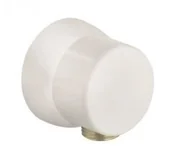 Akcesoria hydrauliczne - Kludi 630614300 630614300 SIRENA przyłącze kątowe z zaworem zwrotnym biały/chrom - miniaturka - grafika 1