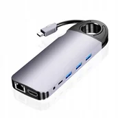 Akcesoria TV-SAT - Multiport Usb-c Hdmi Vga RJ45 Usb SPU-M01 - miniaturka - grafika 1