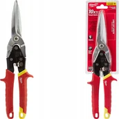 Nożyce i noże - MILWAUKEE Nożyce do cięcia blachy długie Proste - miniaturka - grafika 1