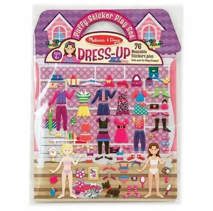 Melissa Wypukłe naklejki wielorazowe Moda Ubrania - Zabawki kreatywne - miniaturka - grafika 2