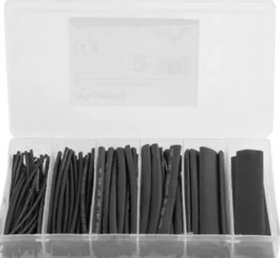 LANBERG Rurka termokurczliwa box 100 sztuk czarna ORG01-ST100B - Pozostałe akcesoria sieciowe - miniaturka - grafika 2