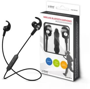 SAVIO Savio WE-02 BT - Słuchawki SAVIO Savio WE-02 BT - Słuchawki - miniaturka - grafika 4