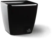 Donice - Flower Lover Osłonka na doniczkę Quadrato Easy czarny, 24 cm - miniaturka - grafika 1