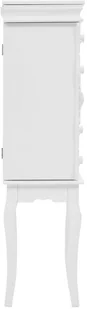 vidaXL vidaXL Stojąca szafka na biżuterię, biała - Szafki do salonu - miniaturka - grafika 4
