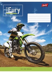 St. Majewski Papier Zeszyt A5 60k. MAJEWSKI mix linia laminowany ZZ12STR - Zeszyty szkolne - miniaturka - grafika 6