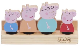 Świnka Peppa Figurki Drewniane Cała Rodzina Peppy - Figurki dla dzieci - miniaturka - grafika 2