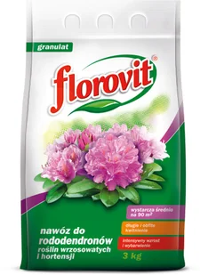 Florovit Nawóz granulowany do rododendronów, roślin wrzosowatych i hortensji worek 3 kg - Nawozy ogrodnicze - miniaturka - grafika 2