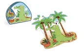 Puzzle - Scratch Puzzle konturowe Krokodyl 36 elem. mokopico-1608-0 - miniaturka - grafika 1