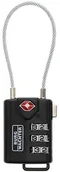 Kłódki - Burg Wächter Burg-Wächter 32891 " TSA 74 30 SB "blokady i śrubami, czarny - miniaturka - grafika 1