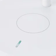 Lampy stojące - Brilliant Lampka biurkowa LED drukowania Illa, biała - miniaturka - grafika 1