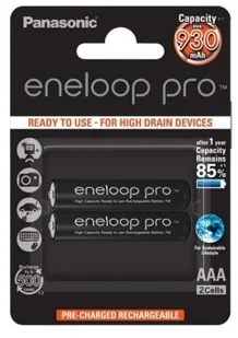 Panasonic Eneloop Pro BK-4HCDE/2BE 930mAh AAA 2szt (156616) - Ładowarki i akumulatory - miniaturka - grafika 5