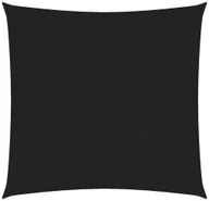 Parasole ogrodowe - vidaXL Żagiel przeciwsłoneczny, 160 g/m, czarny, 5x5 m, HDPE 311718 - miniaturka - grafika 1