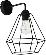 Lampy ścienne - Luminex Kinkiet ALMA 1xE27/60W/230V czarny - miniaturka - grafika 1