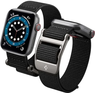 Spigen Pasek Durapro Flex Apple Watch 4/5/6/7/SE 44/45mm Black SPN1970BLK - Akcesoria do smartwatchy - miniaturka - grafika 10