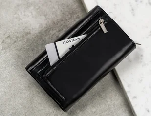 Cavaldi 4U Klasyczny skórzany portfel damski z klapą na zatrzask - Portfele Cavaldi 4U Klasyczny skórzany portfel damski z klapą na zatrzask - Portfele - miniaturka - grafika 6